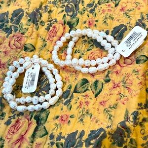 Altar'd State Pearl Stretch Bracelet Lot NEW
